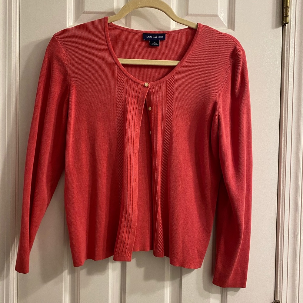 Ann Taylor Silk Cardigan